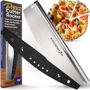 KitchenStar 18-Inch Pizza Cutter Rocker Blade